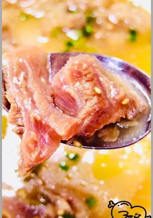 韓国料理牛すじコムタン風コラーゲンスープ-レシピのメイン写真