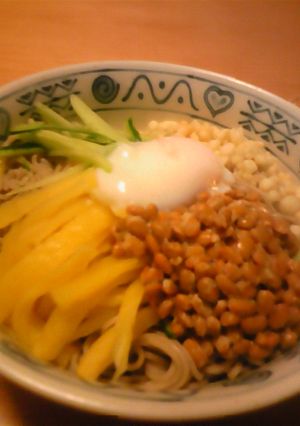 絶品！！冷やし納豆そば☆暑い日に！-レシピのメイン写真