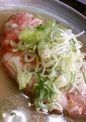 鯛の塩煮～料理のための清酒使用-レシピのメイン写真