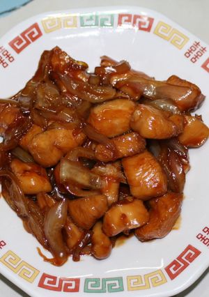 鶏モモ肉とたまねぎの照り焼き-レシピのメイン写真