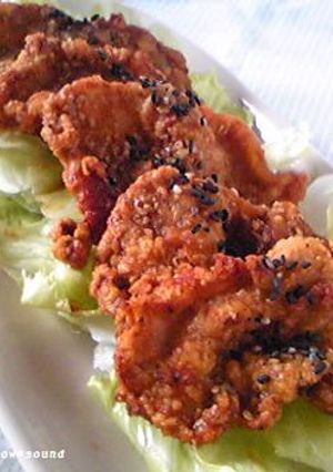 豚肉の胡麻酢から揚げ-レシピのメイン写真