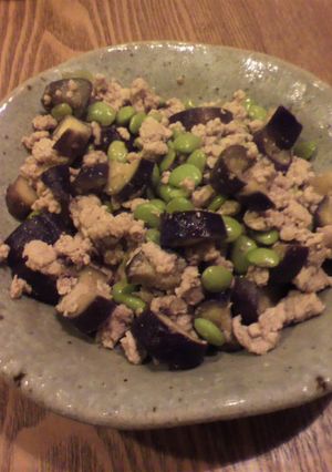 なすと枝豆のひき肉煮-レシピのメイン写真