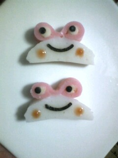お弁当に♪かまぼこカエル君☆キャラ弁-レシピのメイン写真