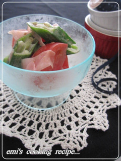 トマトの甘酢生姜 胡麻ドレ和え-レシピのメイン写真