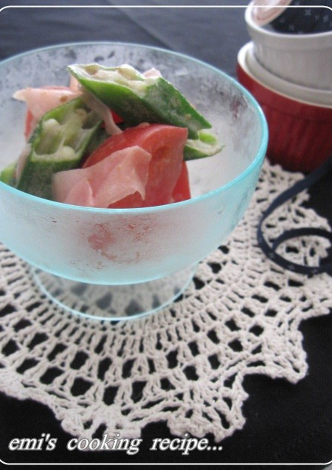 トマトの甘酢生姜　胡麻ドレ和え-レシピのメイン写真