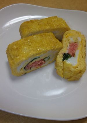 お弁当におすすめ☆明太だし巻き卵-レシピのメイン写真