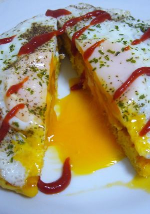野菜ジュースでホットケーキ。-レシピのメイン写真