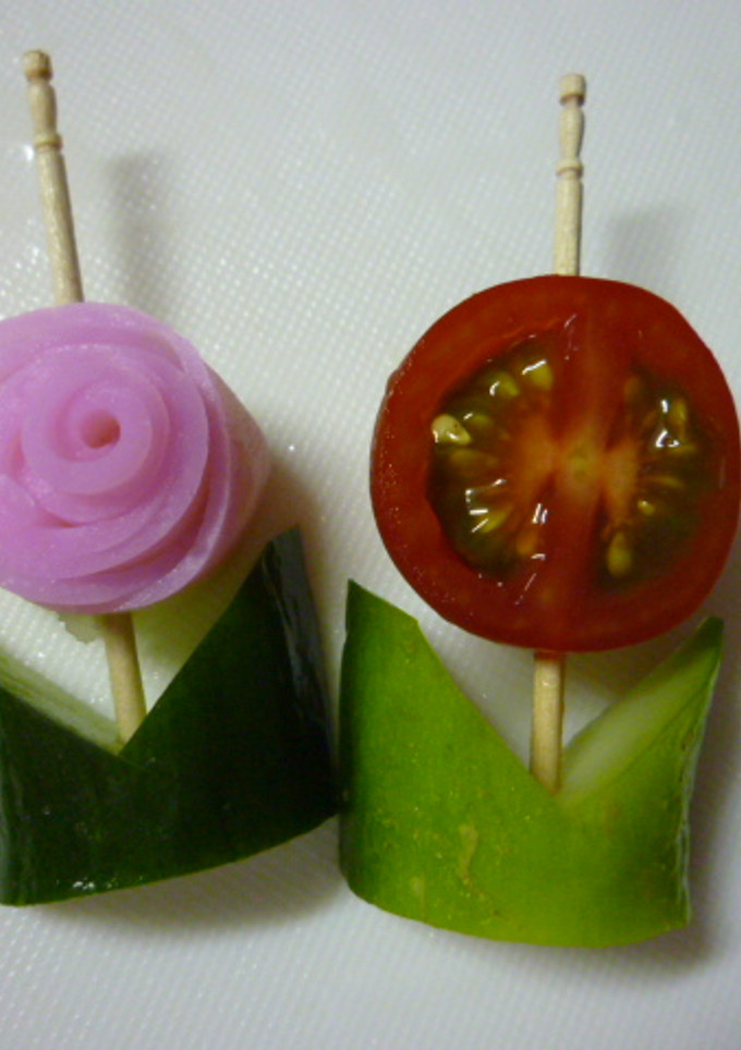 [お弁当用]　かまぼこのお花-レシピのメイン写真
