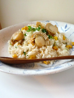 ホタテ❀とうもろこしご飯-レシピのメイン写真