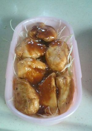 味噌照りチキン弁当♪-レシピのメイン写真