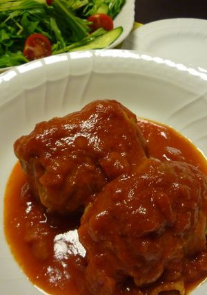 カットトマトで簡単ロールキャベツ★-レシピのメイン写真