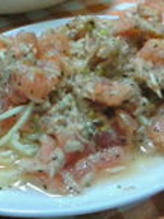 トマトとツナの冷製パスタ-レシピのメイン写真