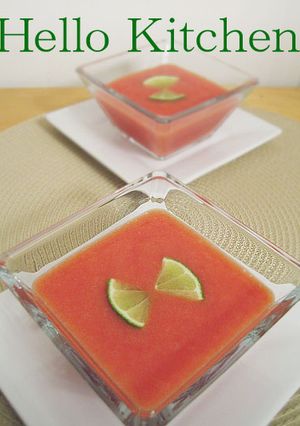 3分で作る!なめらかガスパチョ-レシピのメイン写真