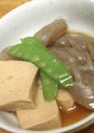 高野豆腐とこんにゃくの煮物-レシピのメイン写真