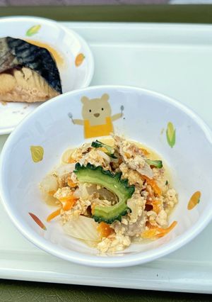 ゴーヤチャンプル（こども園・保育園給食）-レシピのメイン写真