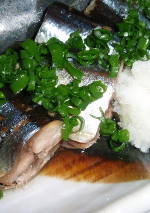 塩さんまの酒蒸し-レシピのメイン写真