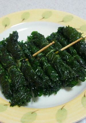 大葉のみそ包み焼き♪-レシピのメイン写真