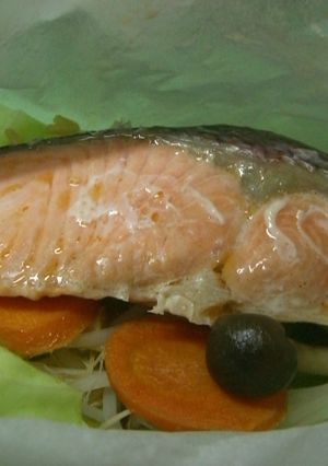 鮭の野菜蒸し-レシピのメイン写真