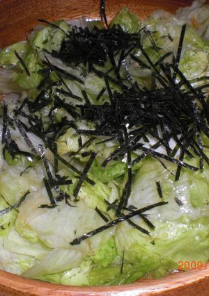 簡単　レタスサラダ～！！-レシピのメイン写真
