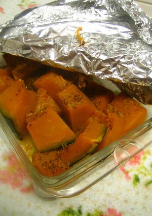 ごろごろかぼちゃのトースター焼き-レシピのメイン写真