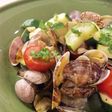 あさりとズッキーニのイタリアン?酒蒸し