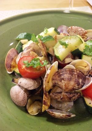 あさりとズッキーニのイタリアン？酒蒸し-レシピのメイン写真