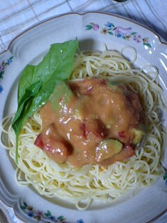 がんぜっとのトマトとアボカドの冷製パスタ-レシピのメイン写真