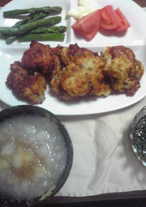 サトイモと鶏挽き肉の揚げ物-レシピのメイン写真