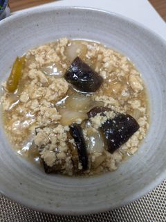 なすとたまねぎのそぼろあん-レシピのメイン写真