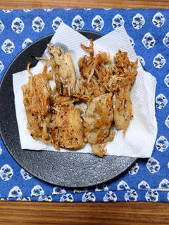 ヨウサマの減塩エノキの揚げ焼き-レシピのメイン写真