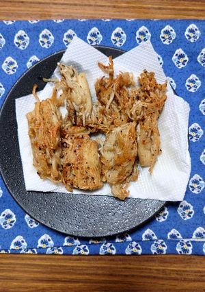 ヨウサマの減塩エノキの揚げ焼き-レシピのメイン写真