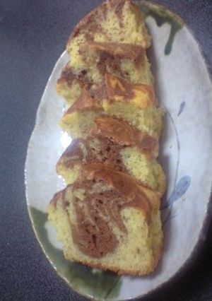ホットケーキミックスでチョコバナナケーキ-レシピのメイン写真