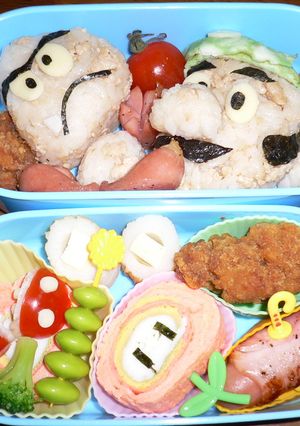 ルイージ弁当（キャラ弁）-レシピのメイン写真