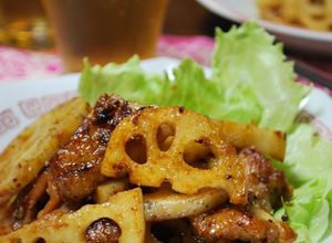 れんこんと鶏肉のコク旨！ピリ辛炒め❤-レシピのメイン写真