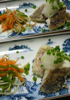 ☆鯛のポン酢がけ(●_●)☆-レシピのメイン写真