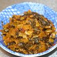 独身男の高菜漬け胡麻油炒め