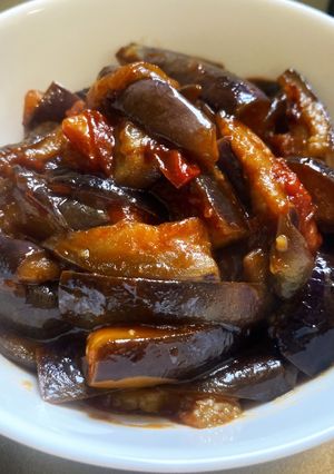 冷めても美味しいナスとトマトの煮炒め-レシピのメイン写真