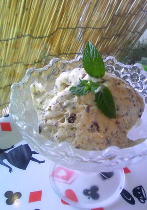自然派のチョコミントアイス-レシピのメイン写真