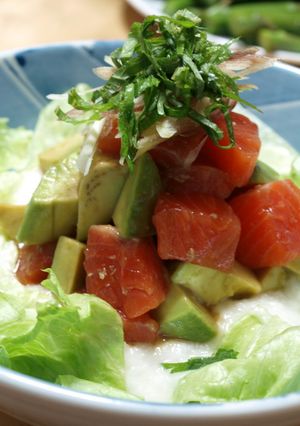 サーモンとアボカドのサラダマリネ丼-レシピのメイン写真