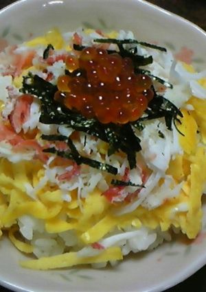 ☆海鮮丼~カニいくら丼~☆-レシピのメイン写真
