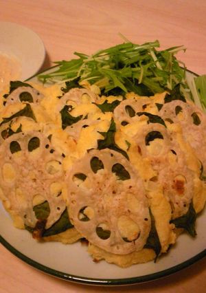 ヘルシー♪ツナとレンコンのおから焼き-レシピのメイン写真