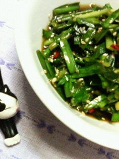 簡単✿ニラだけの❀ゴマ醤油炒め✿-レシピのメイン写真