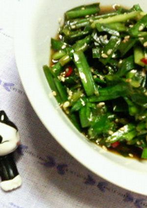 簡単✿ニラだけの❀ゴマ醤油炒め✿-レシピのメイン写真