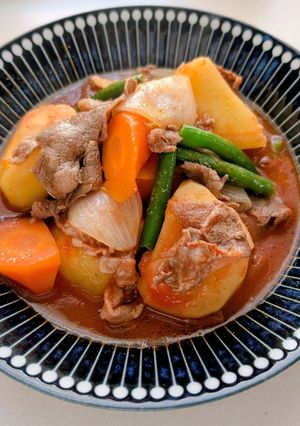 牛っと美味しいトマト肉じゃが-レシピのメイン写真