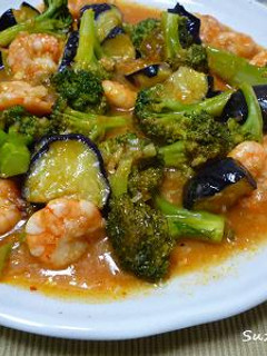 野菜たっぷり エビチリ-レシピのメイン写真