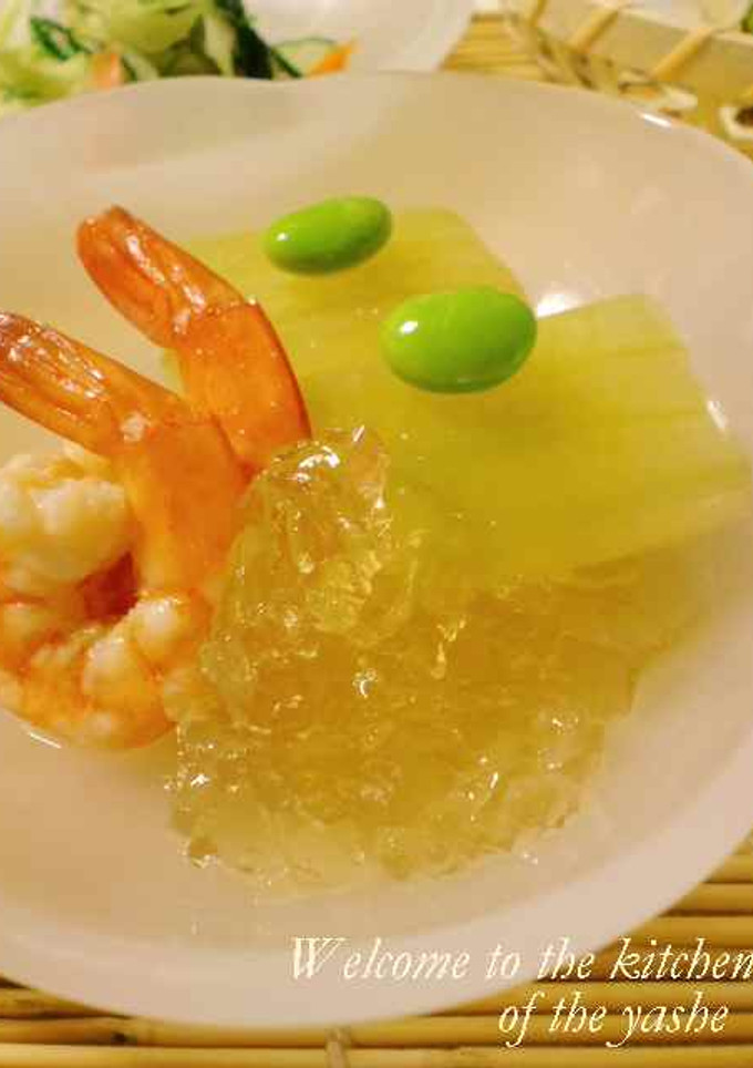 暑い夏にぴったり✿冷製・冬瓜の翡翠煮-レシピのメイン写真
