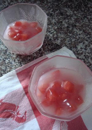 冷やして食べたい♥すいか葛-レシピのメイン写真