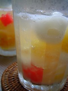 ♪白玉ゼリー入りフルーツポンチ♪-レシピのメイン写真