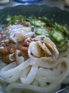 簡単ランチに!ネバネバうどん-レシピのメイン写真