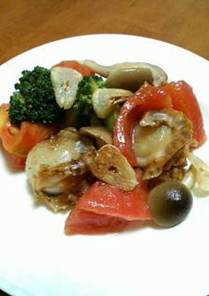 帆立と野菜のガーリックソテー-レシピのメイン写真